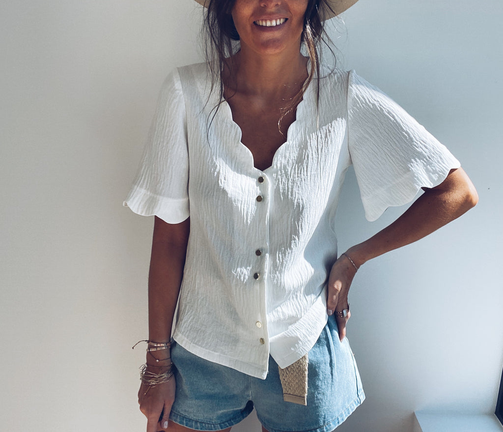 Kathy blouse - white