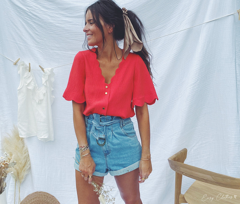 Blouse Kathy - corail