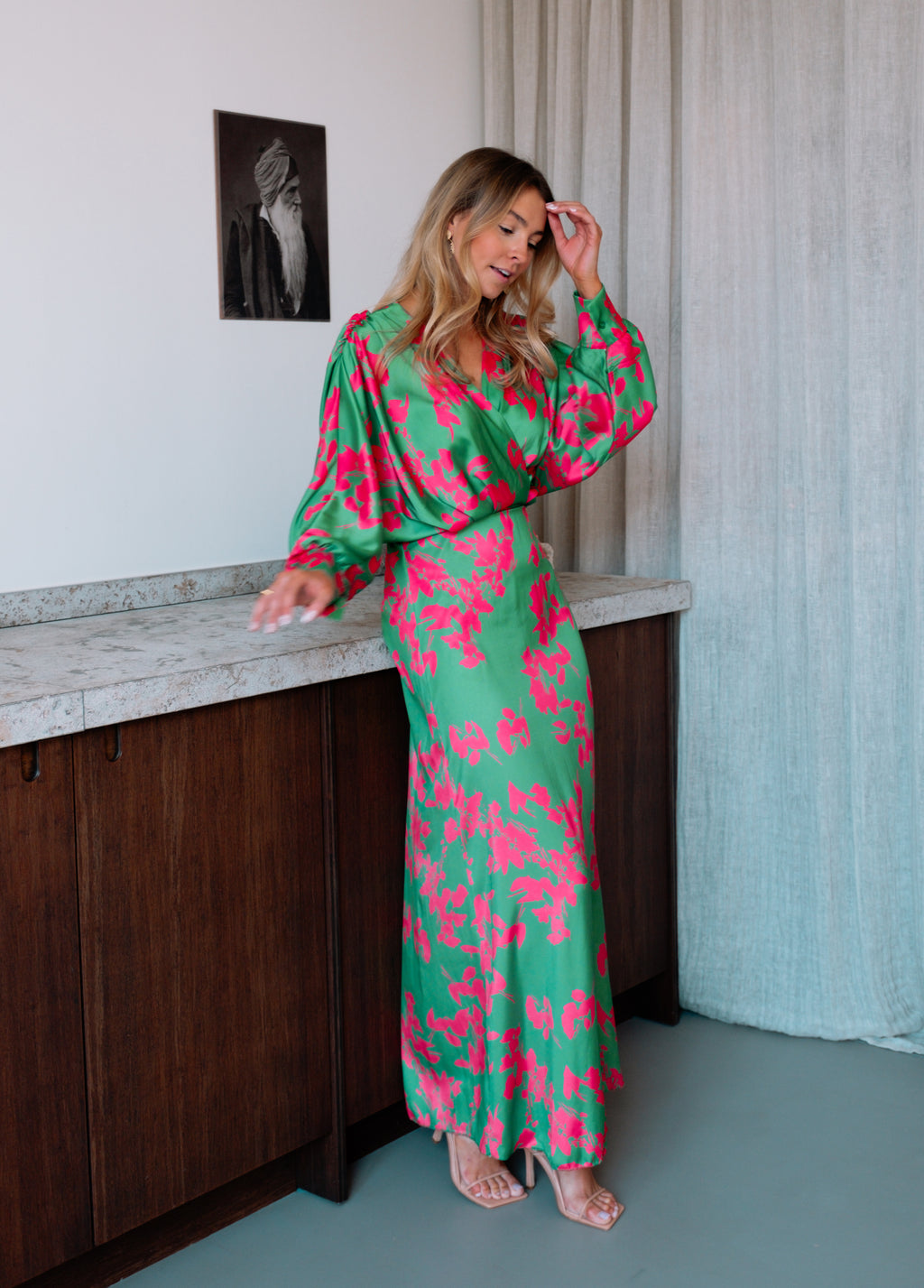 Robe Keeper - verte et rose