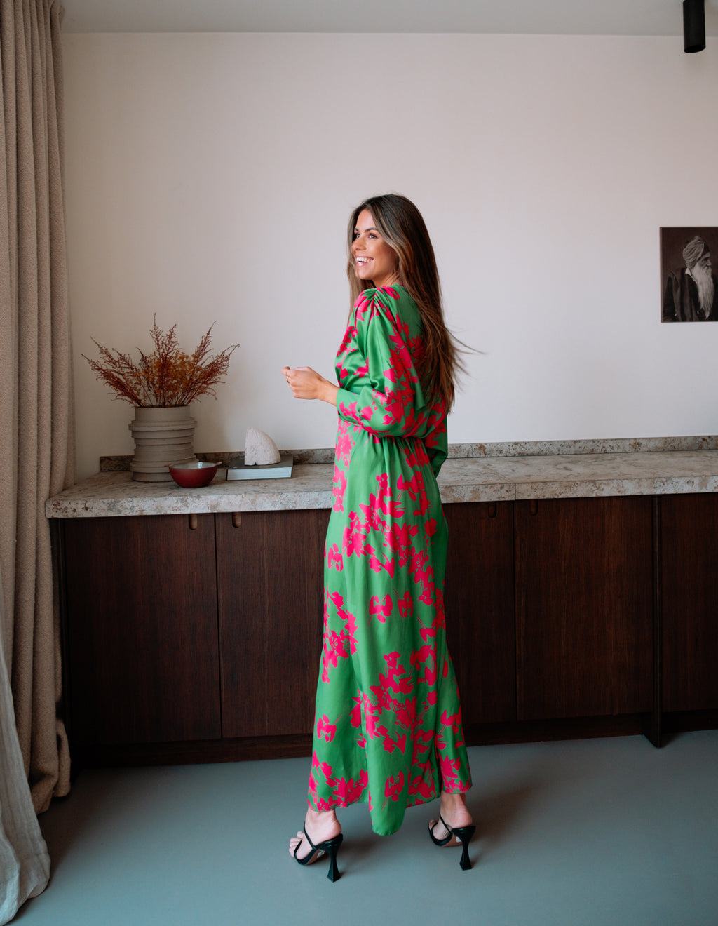 Robe Keeper - verte et rose