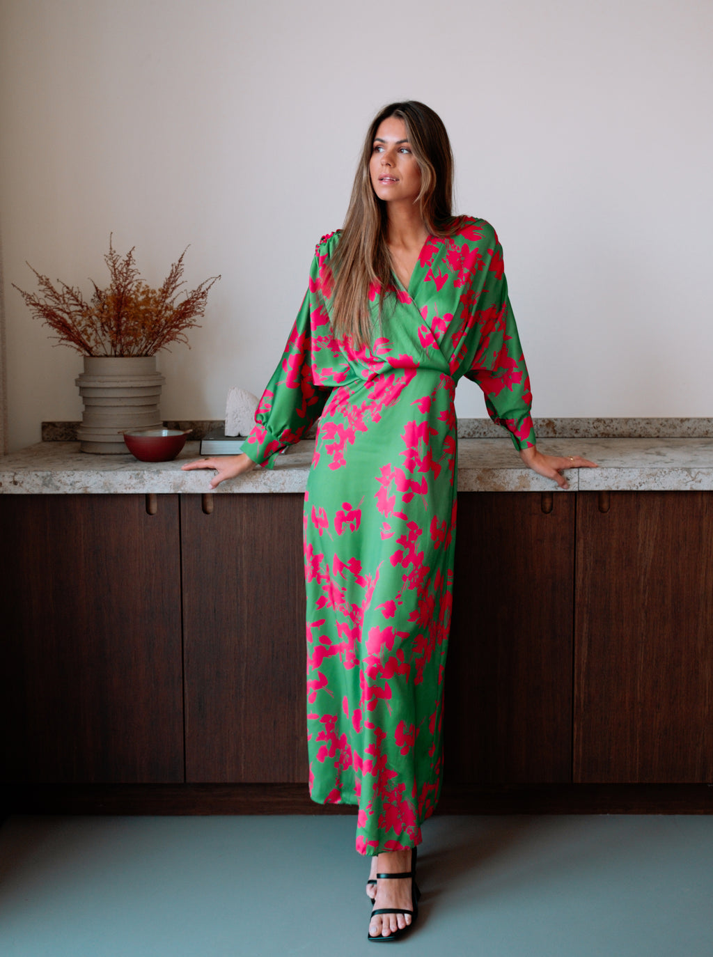 Robe Keeper - verte et rose