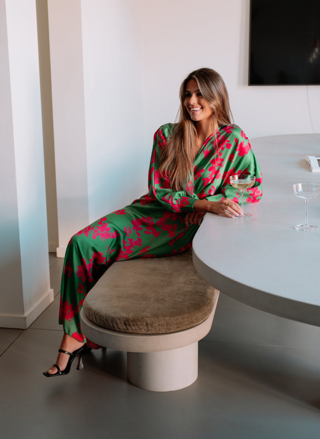 Robe Keeper - verte et rose