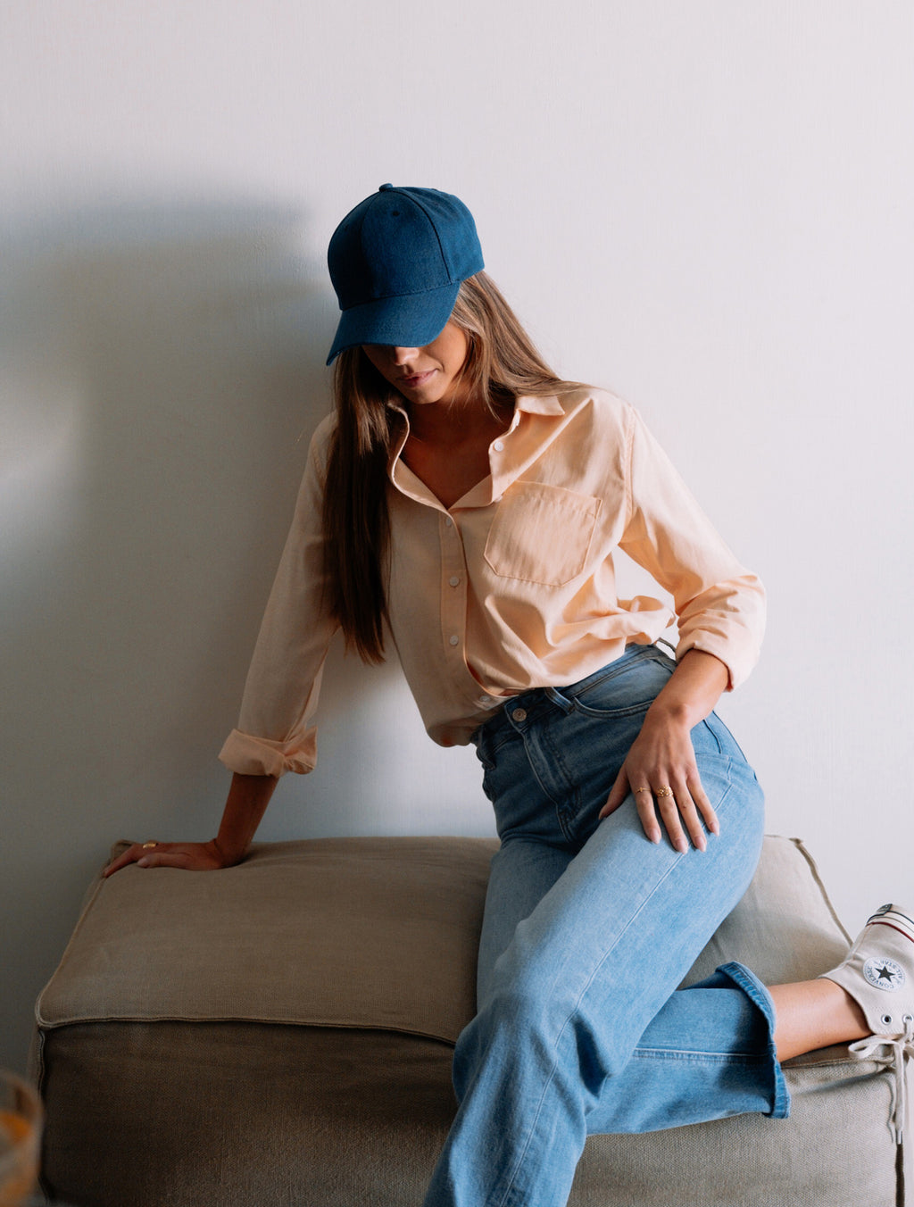 Chemise Kloé - pêche