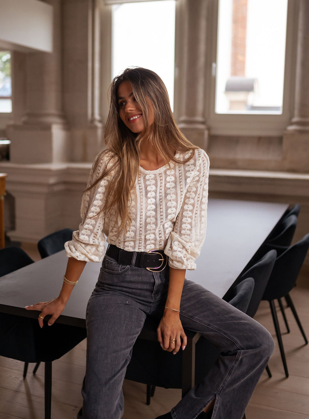 Blouse Laslo - écrue