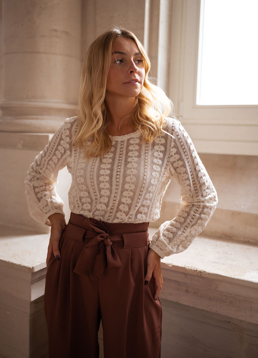 Blouse Laslo - écrue