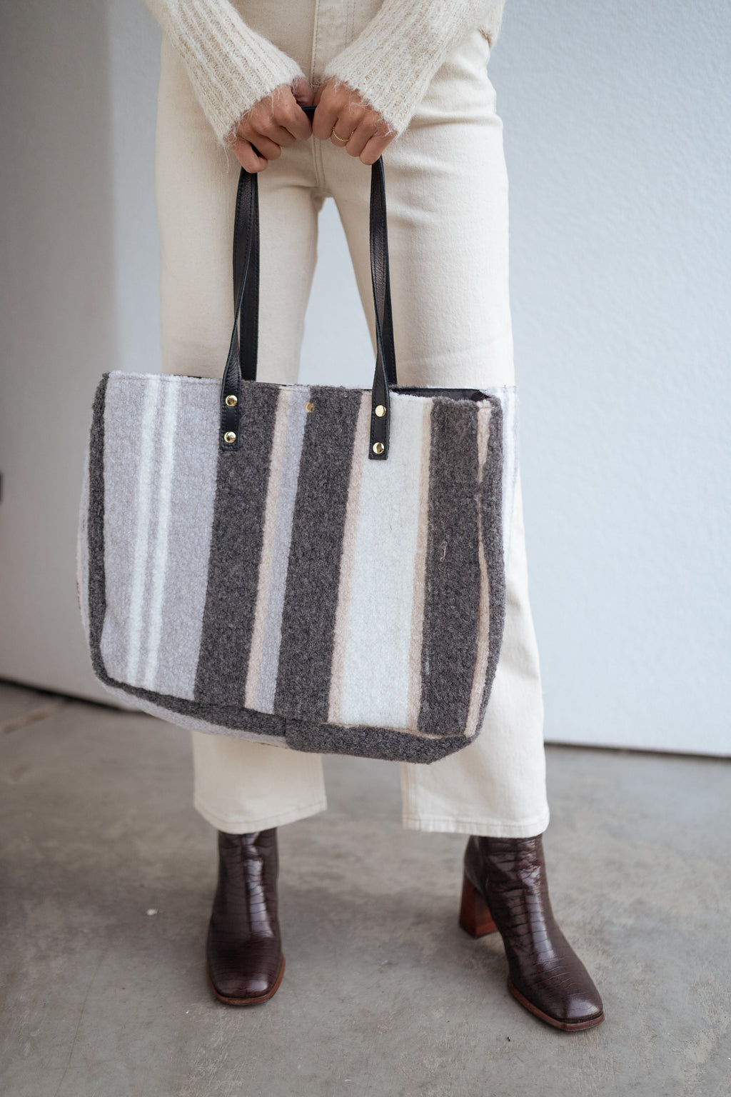 Leah bag - Grey Lined