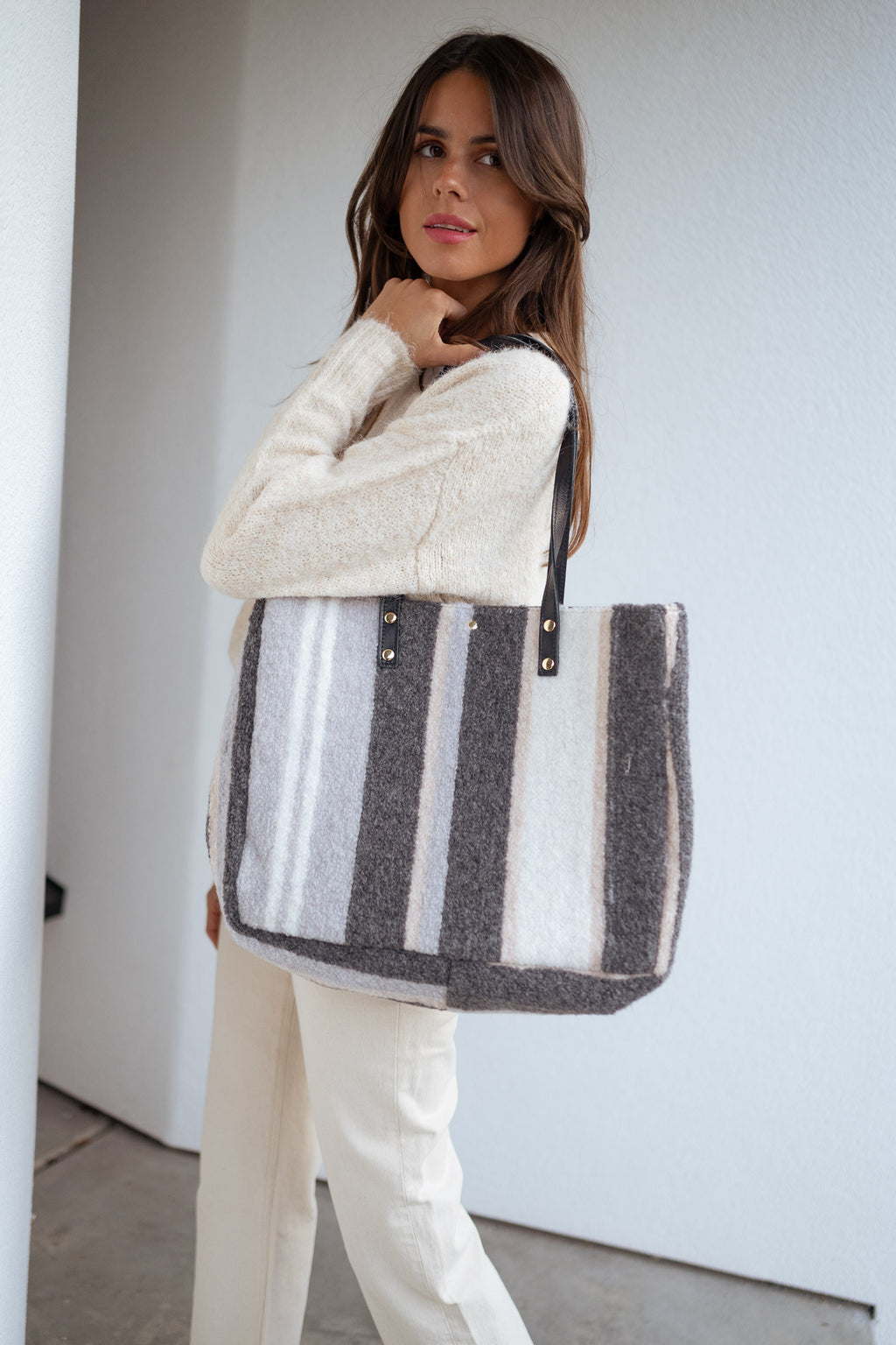 Leah bag - Grey Lined