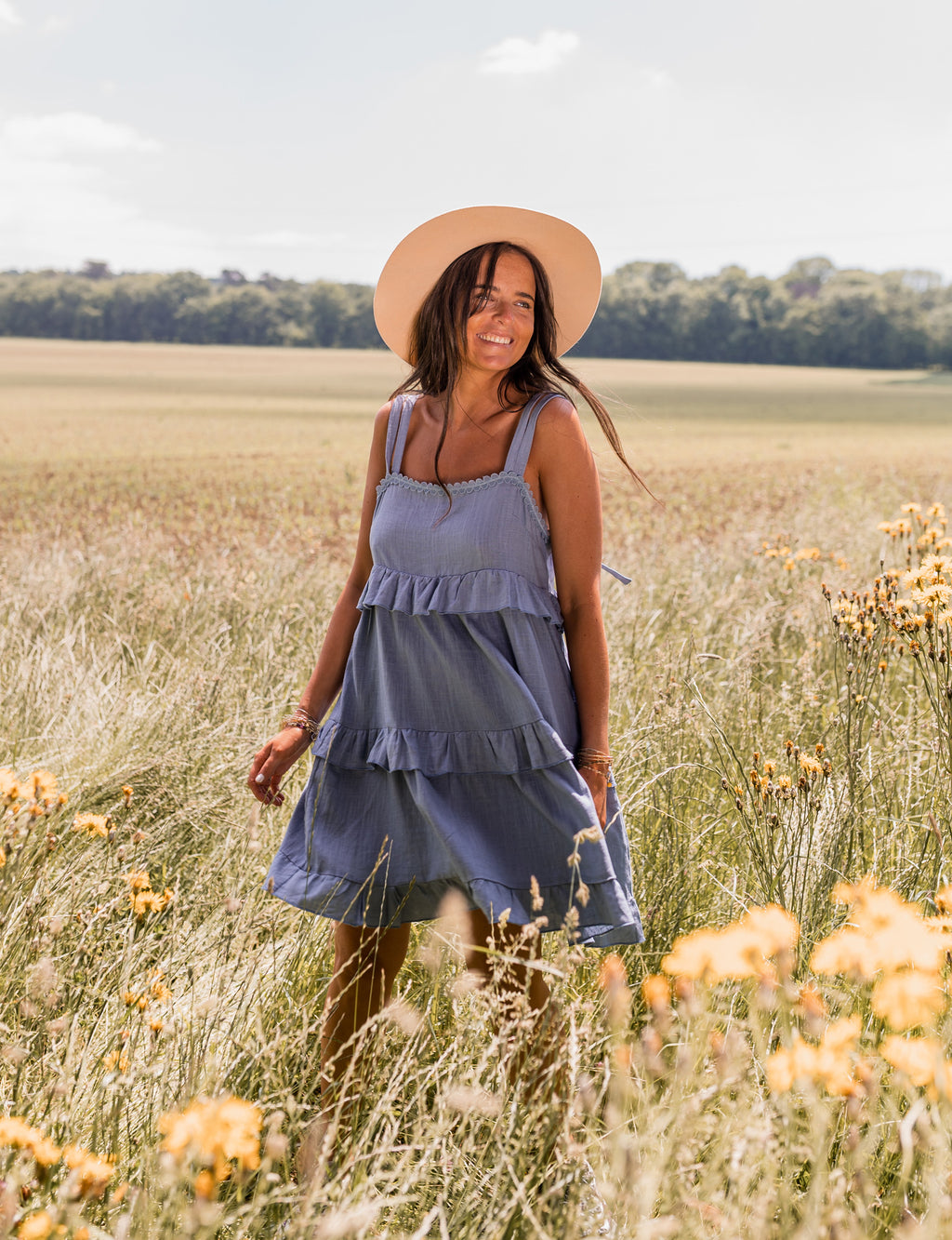 Robe Mandie - bleue
