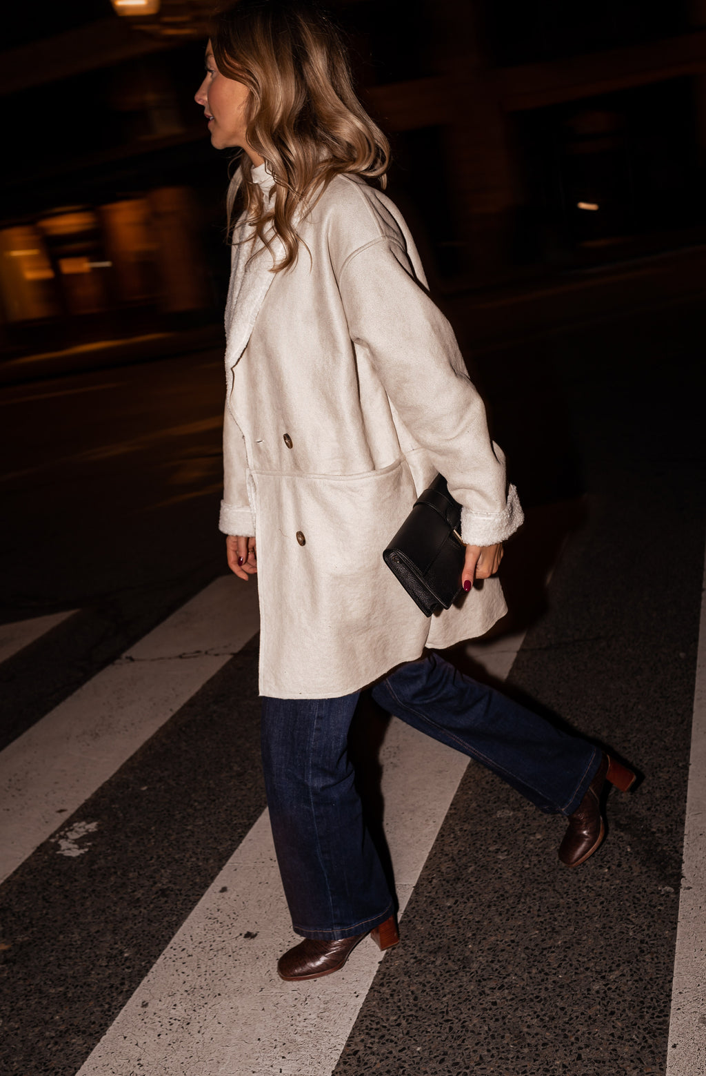 Manteau Paul à mouton - beige