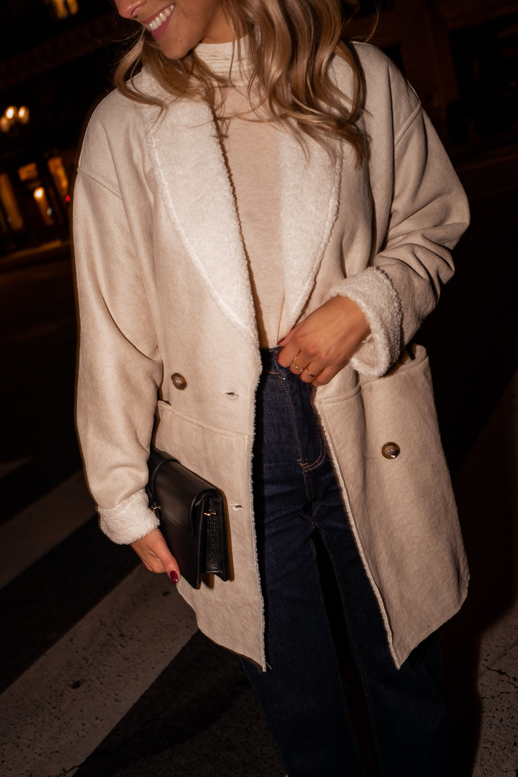 Manteau Paul à mouton - beige