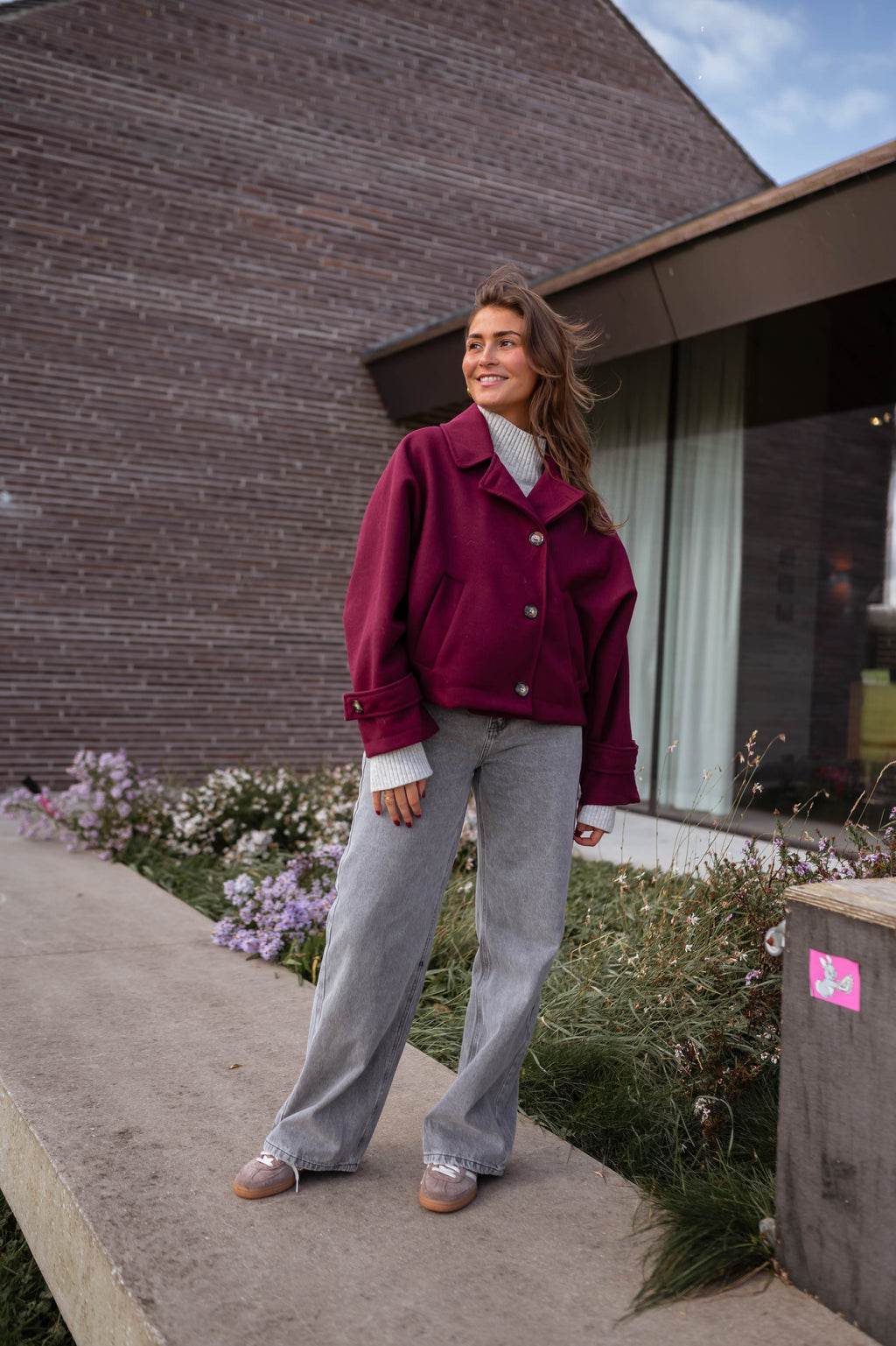 Manteau Tosca - bordeaux