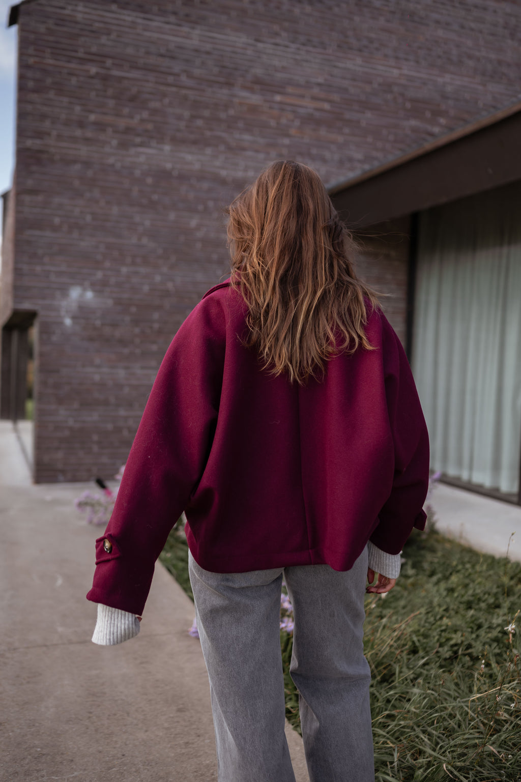 Manteau Tosca - bordeaux