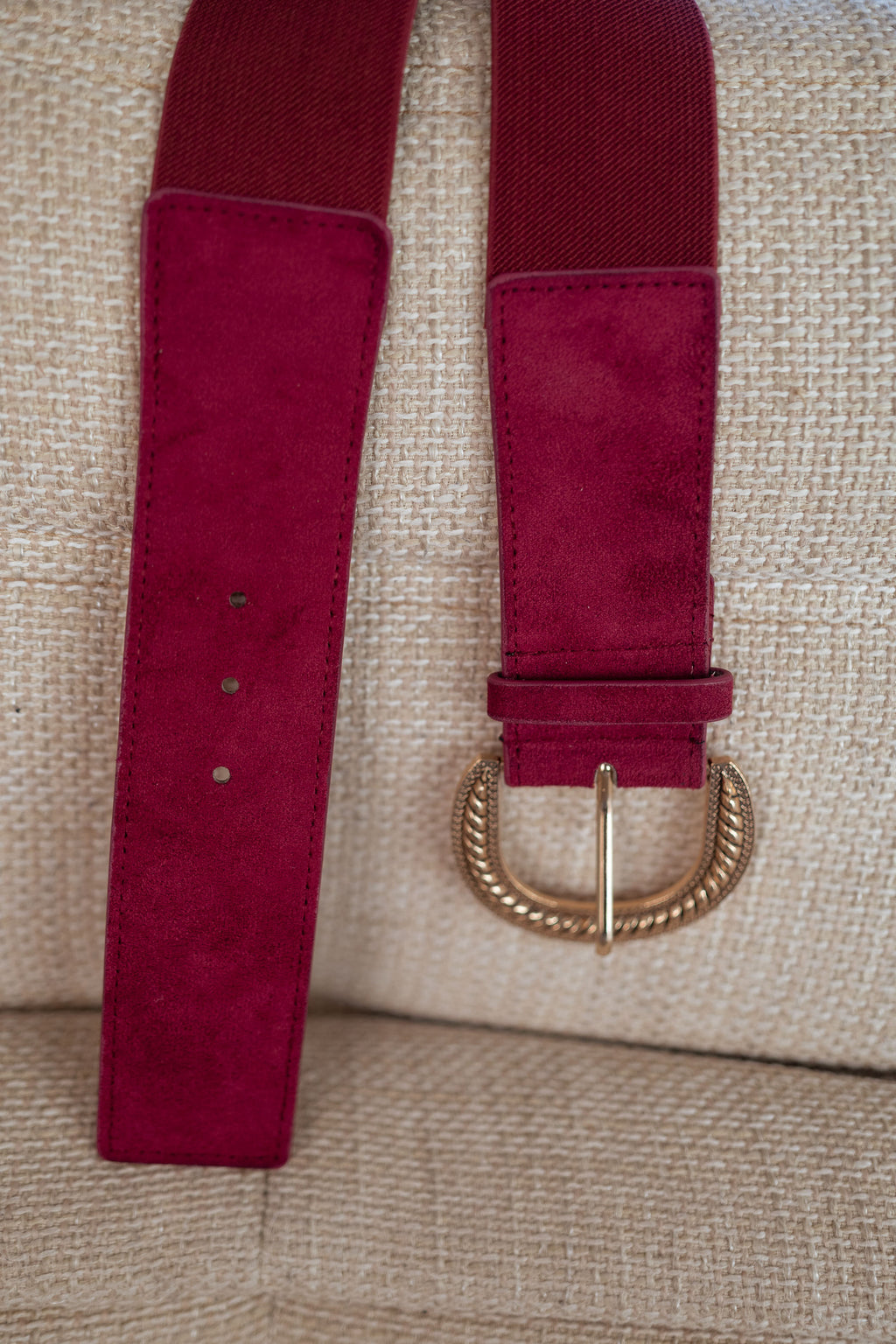 Marick belt - Burgundy