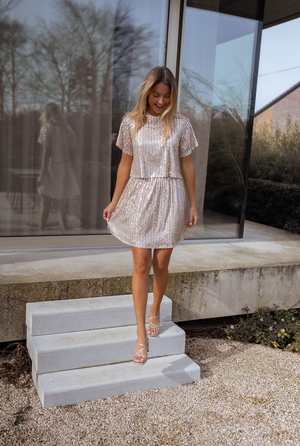 Skirt Martine CREATION - sequin 