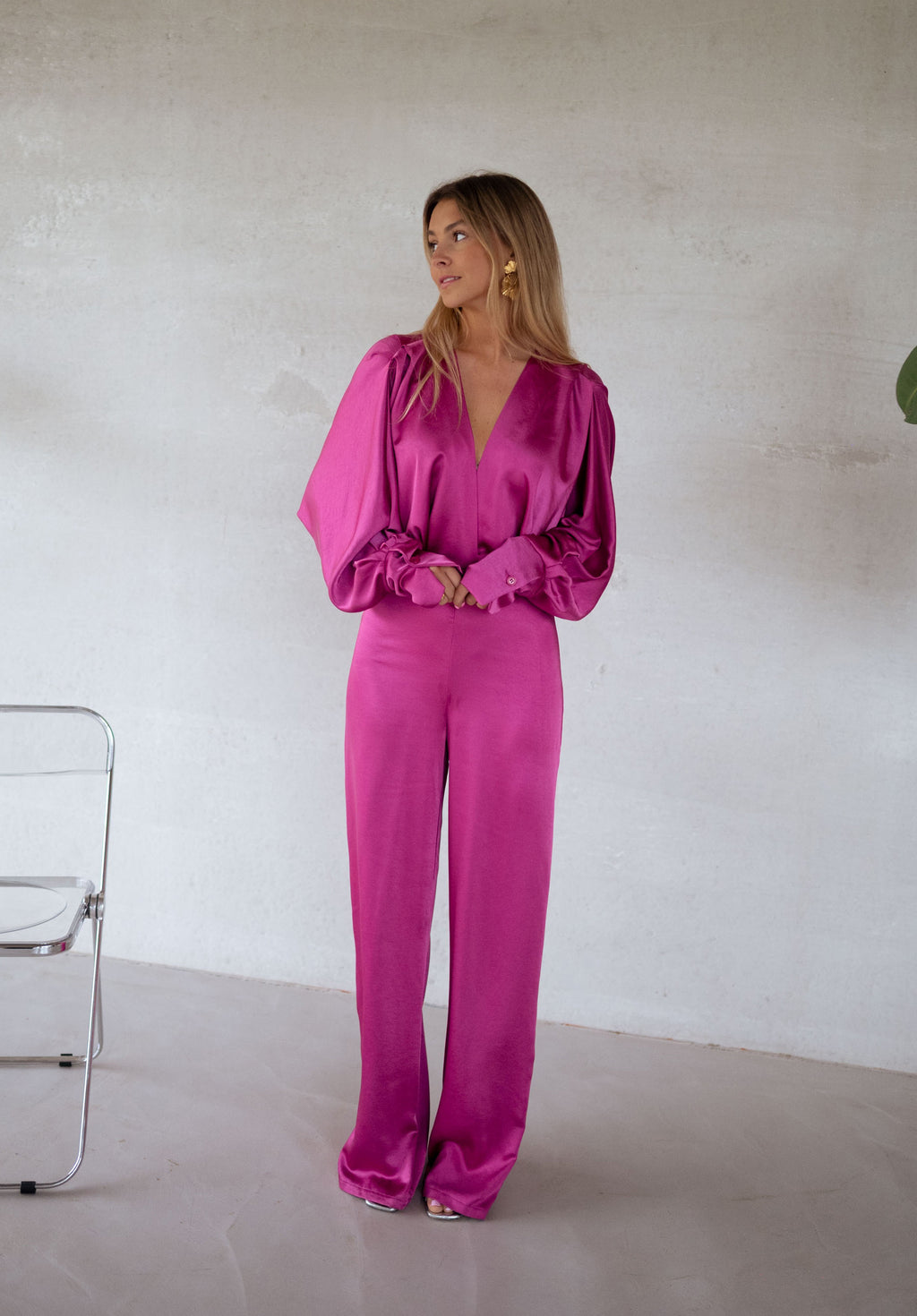Jumpsuit Marylou - Raspberry 