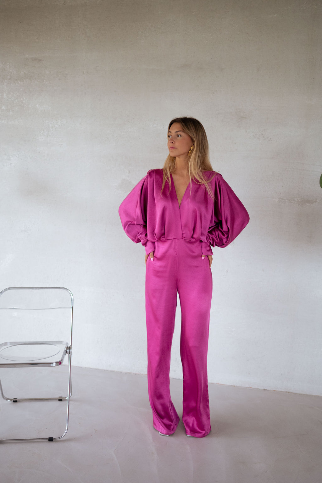 Jumpsuit Marylou - Raspberry 