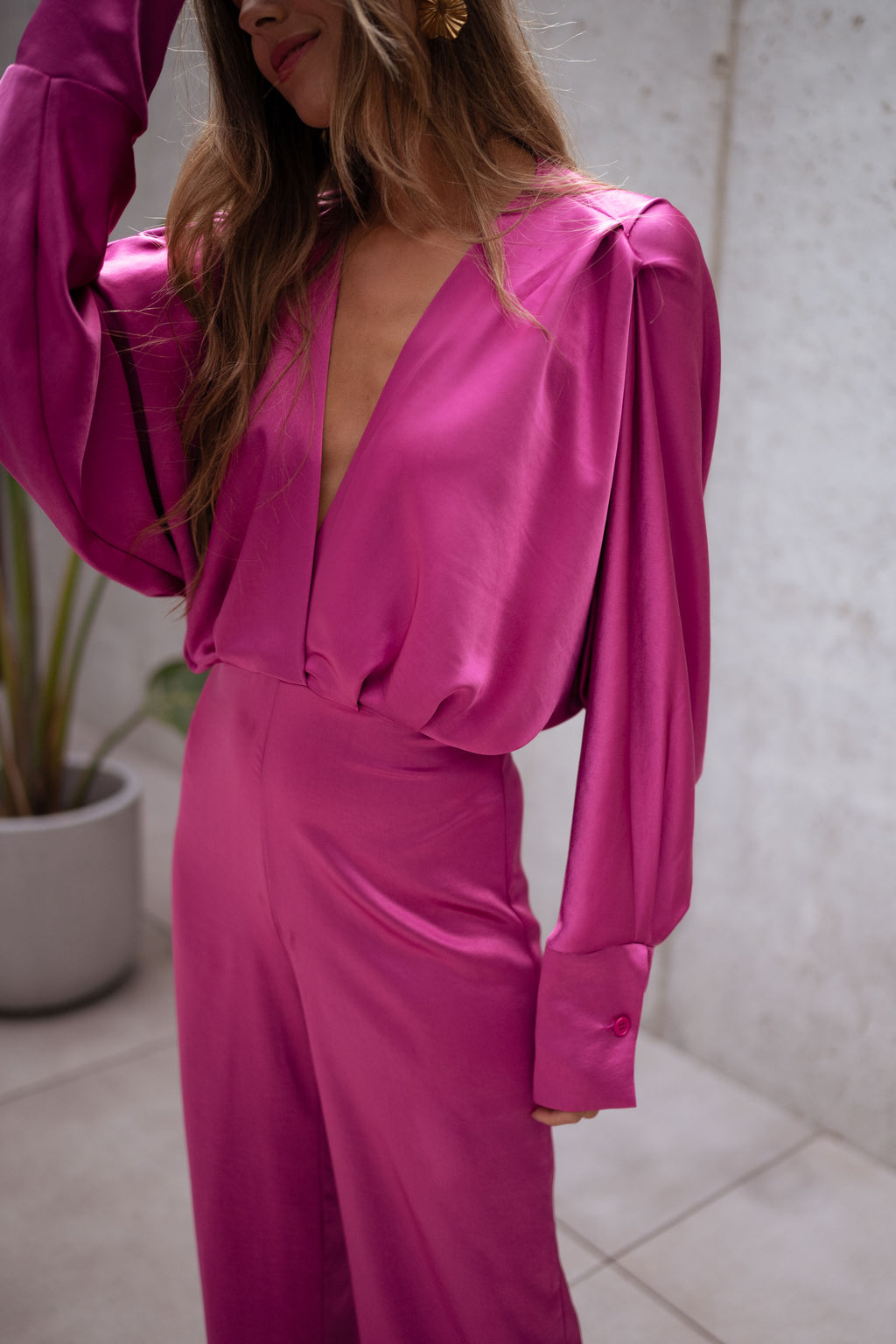 Jumpsuit Marylou - Raspberry 