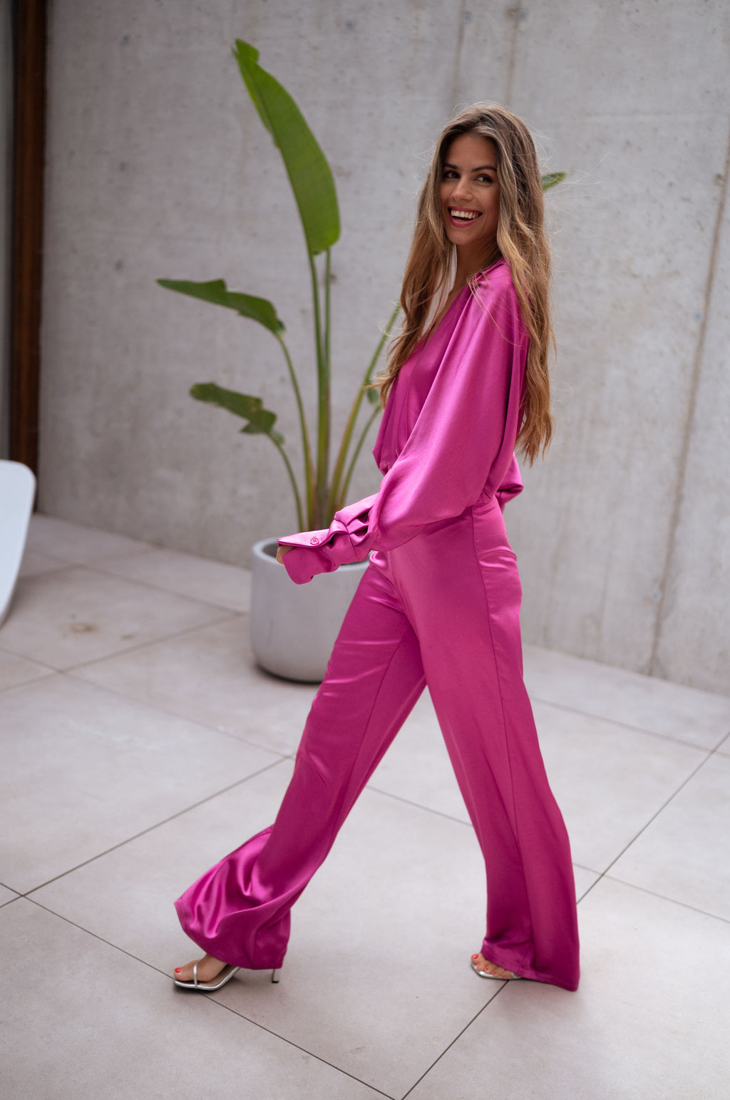 Jumpsuit Marylou - Raspberry 