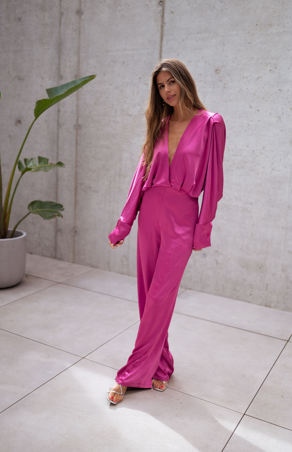 Jumpsuit Marylou - Raspberry 