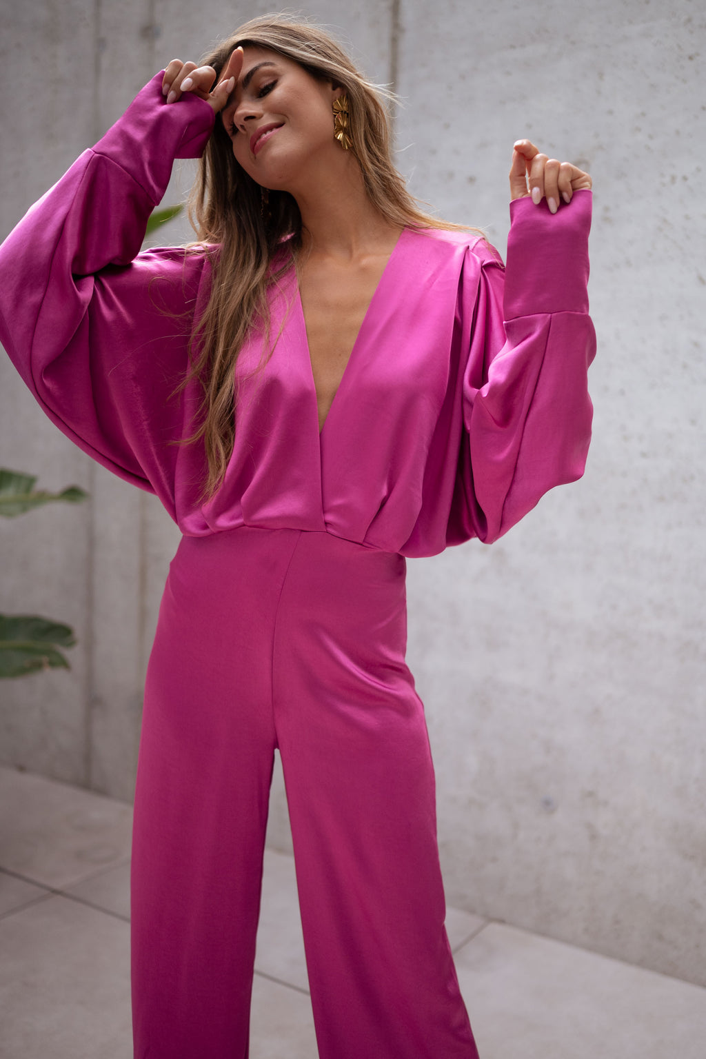 Jumpsuit Marylou - Raspberry 