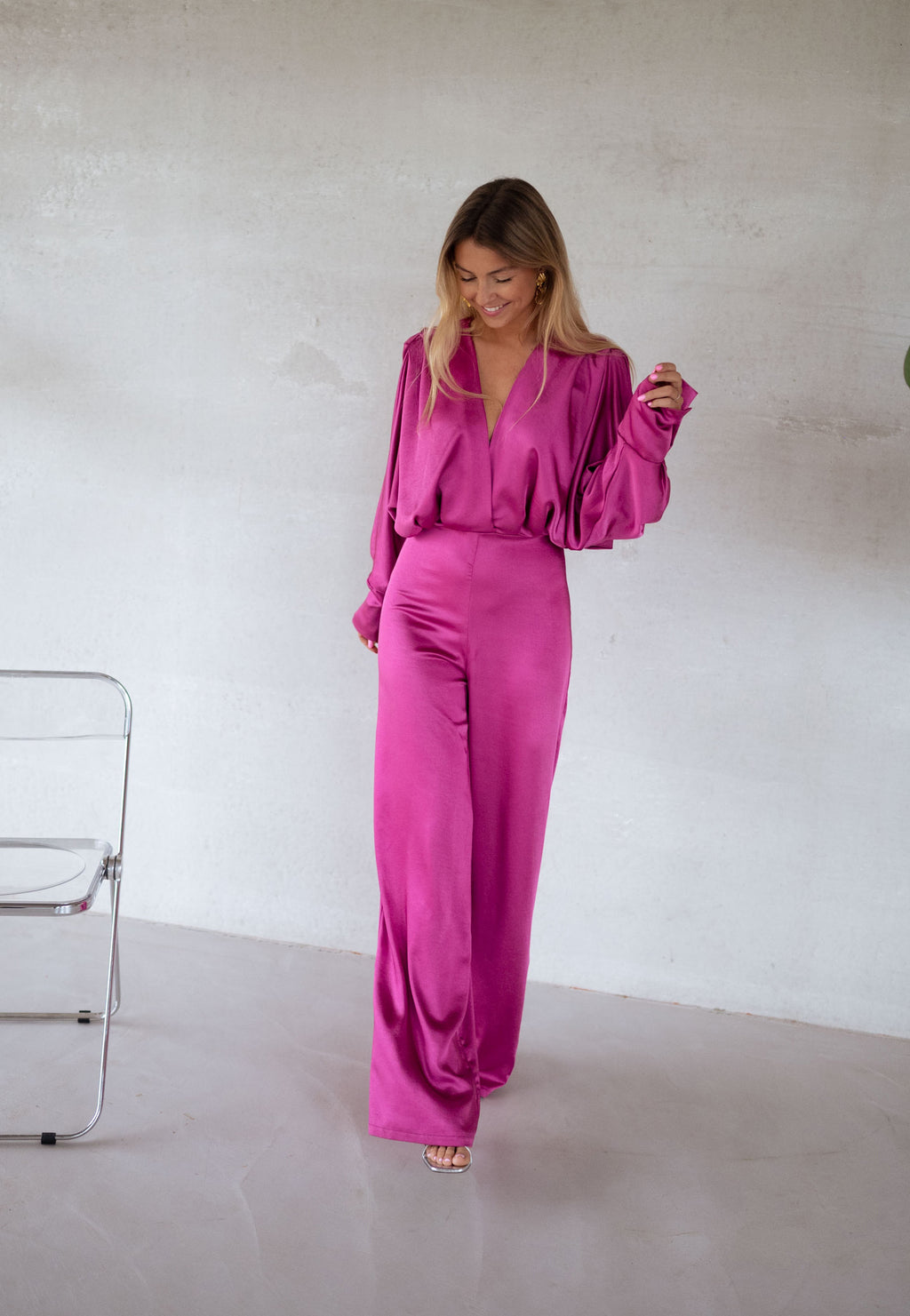 Jumpsuit Marylou - Raspberry 