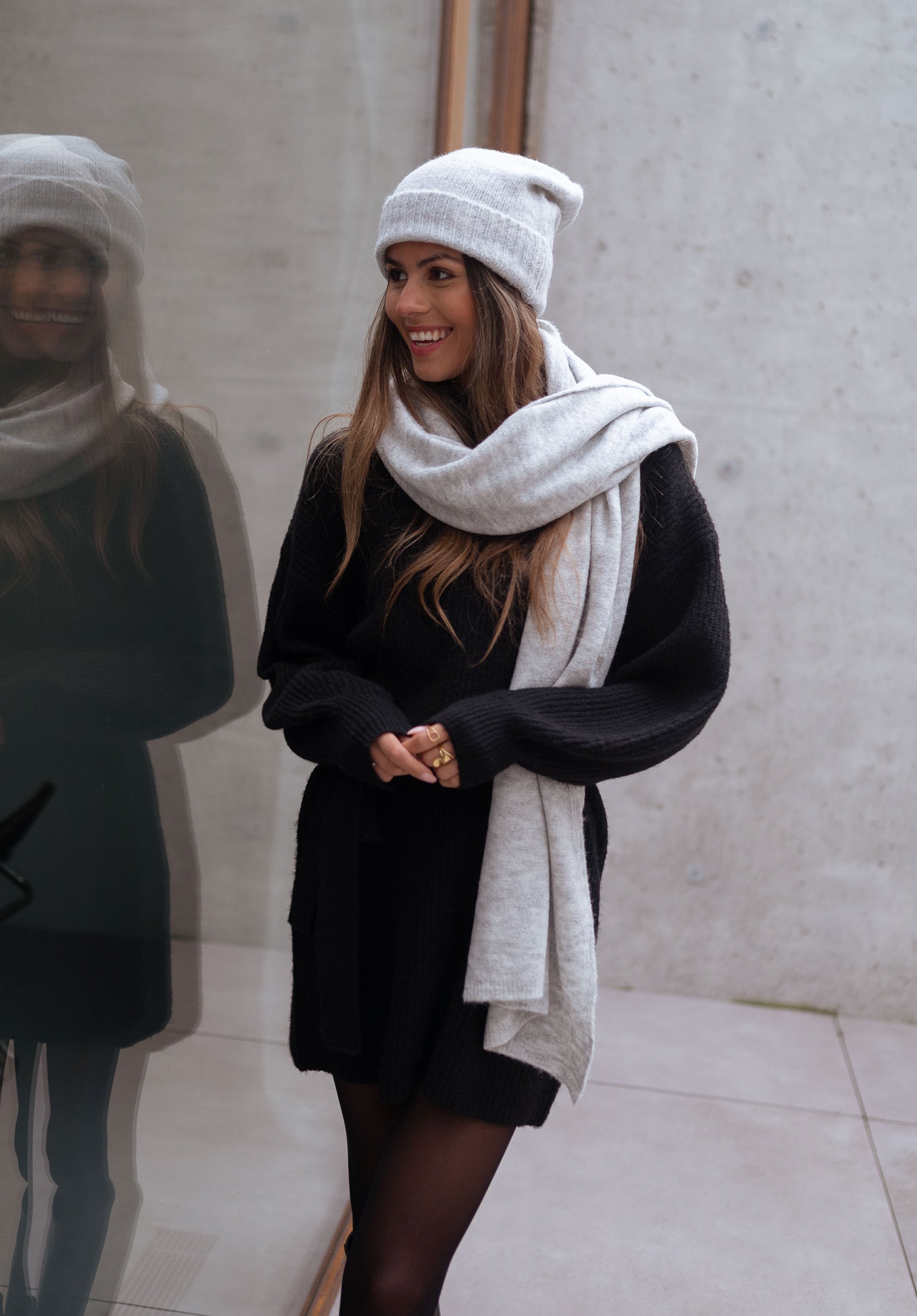 Echarpe Muly - grise – Easy Clothes