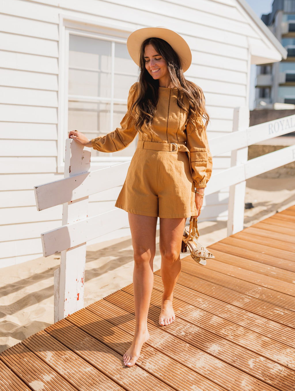 Naomie jumpsuit - Ochre