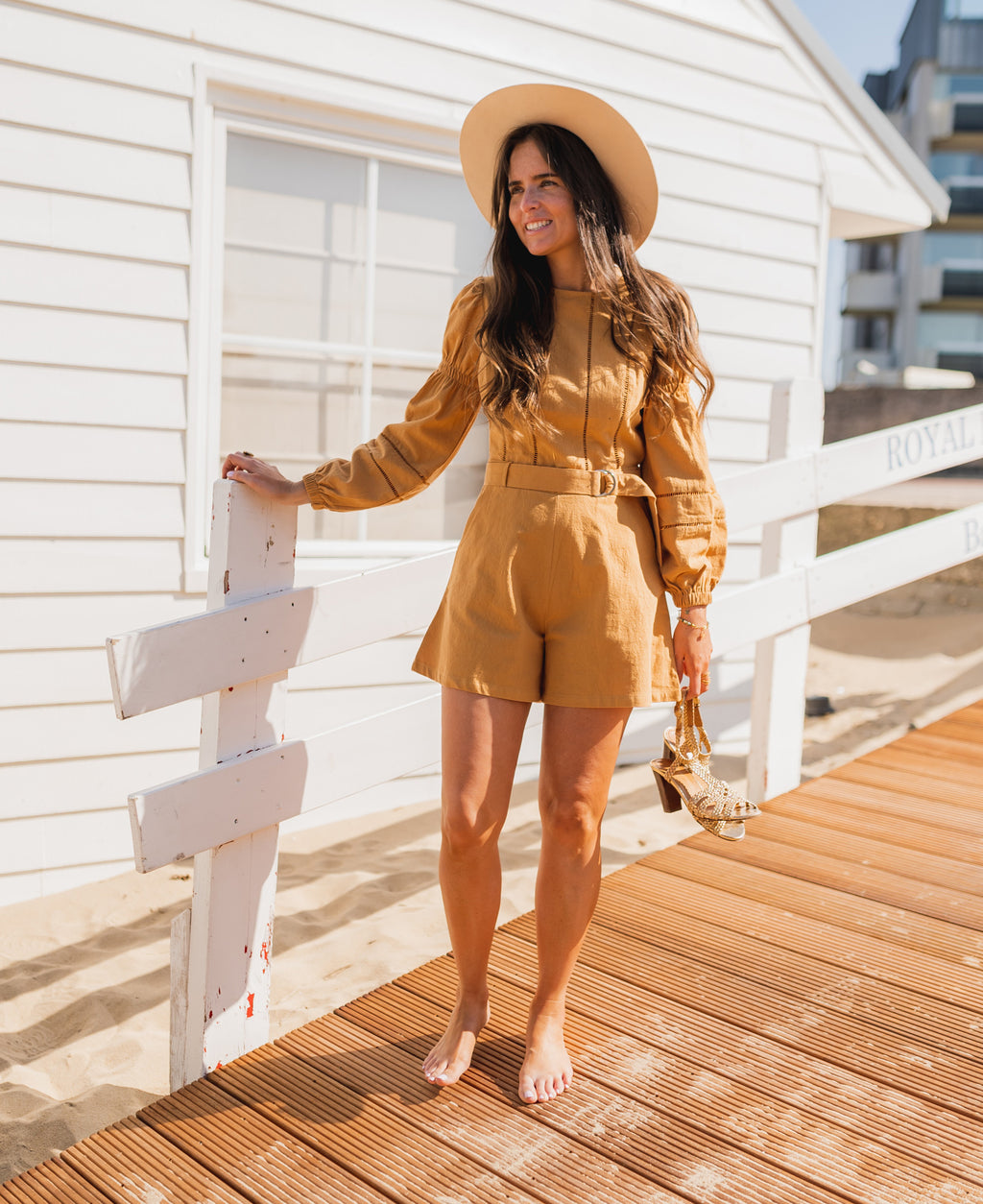 Naomie jumpsuit - Ochre