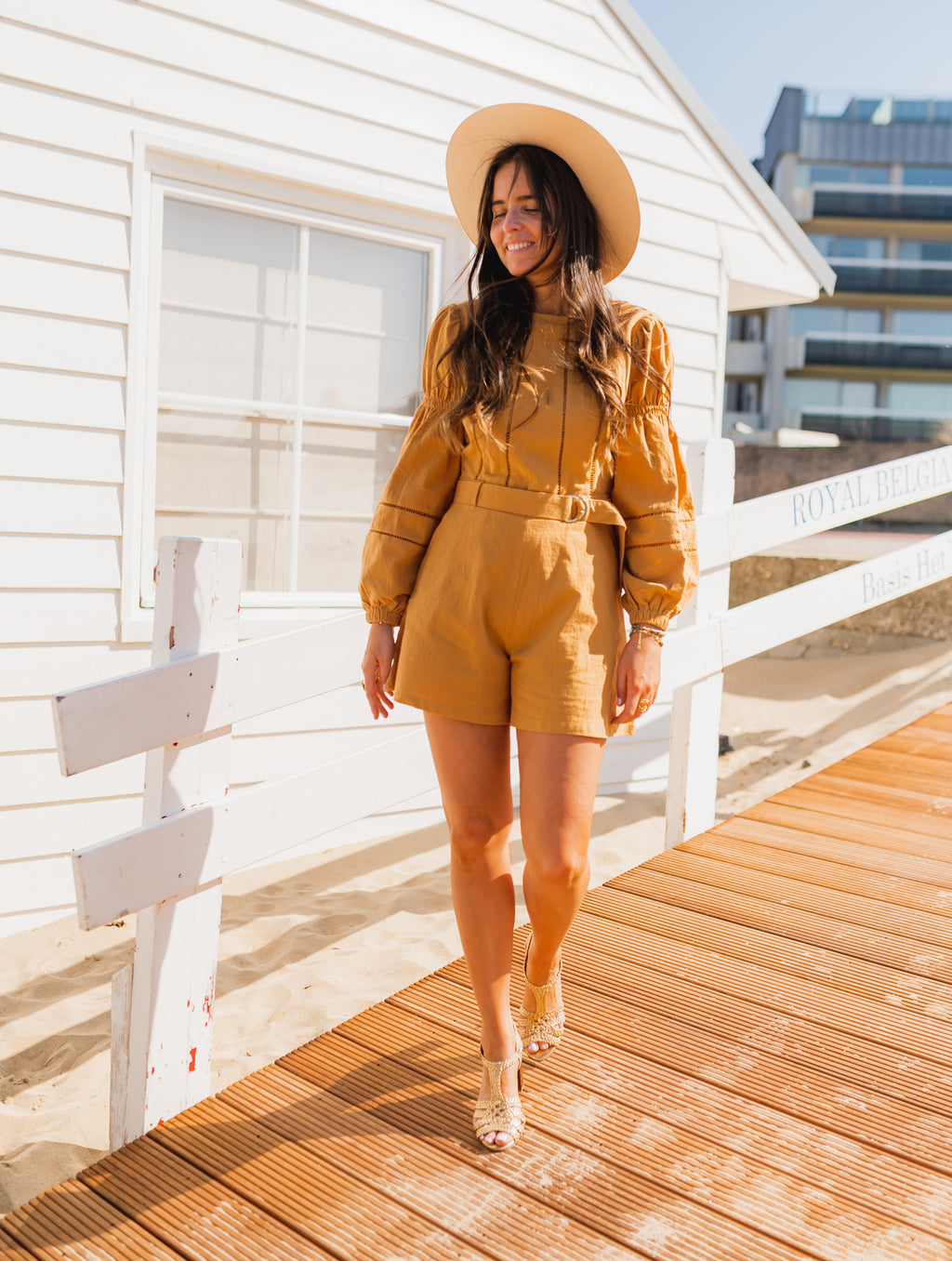 Naomie jumpsuit - Ochre