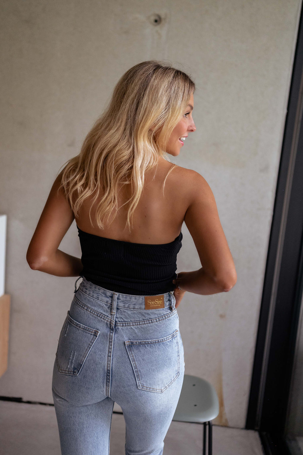 top strapless Neil - Black
