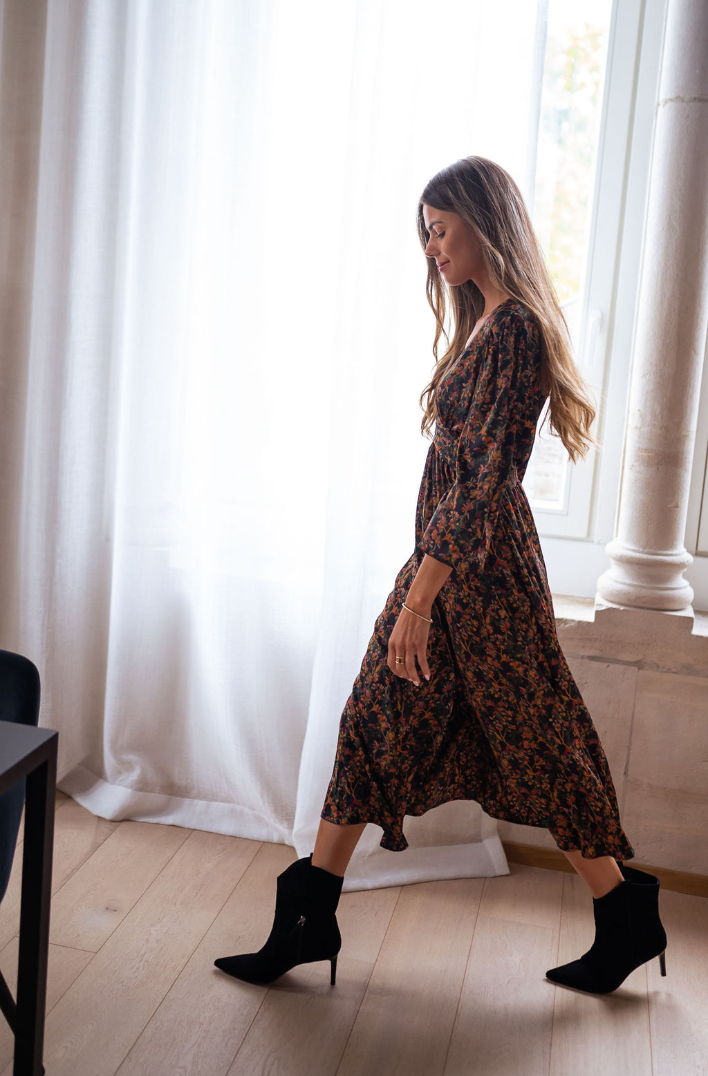Dress Norah - with flowers