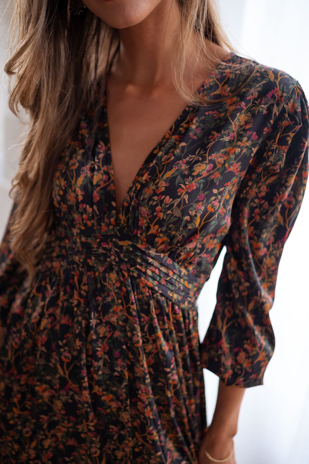 Dress Norah - with flowers