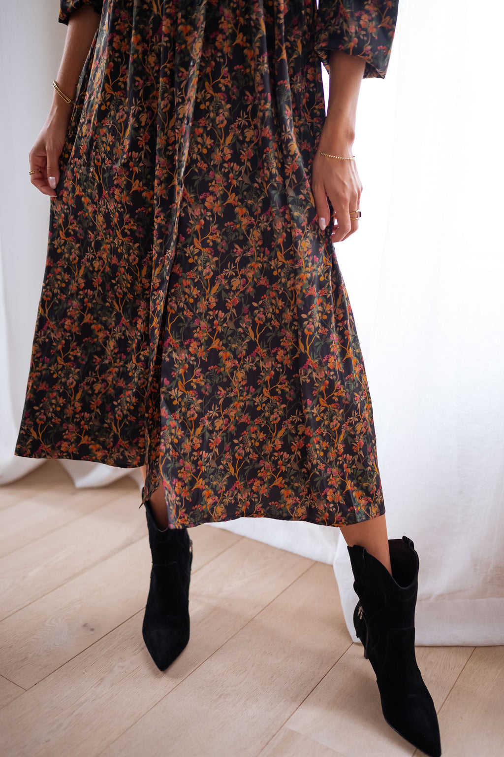 Dress Norah - with flowers