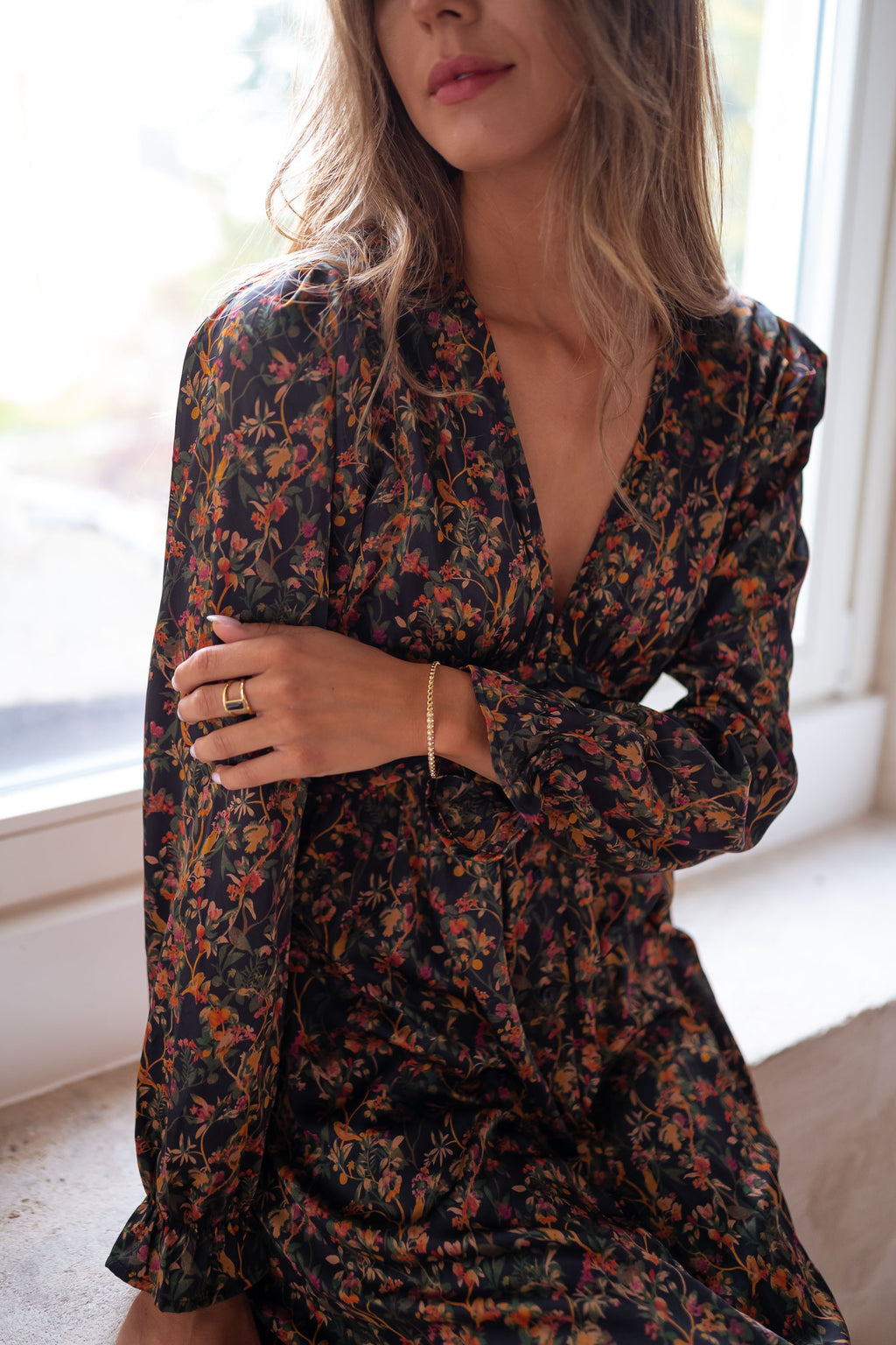 Dress Norah - with flowers