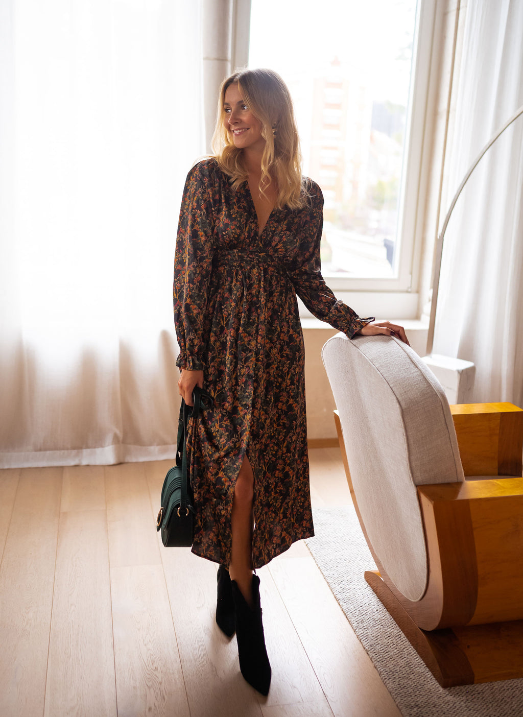 Dress Norah - with flowers