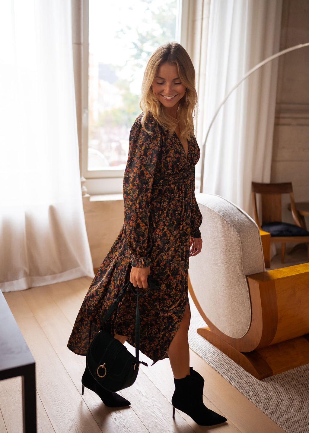Dress Norah - with flowers