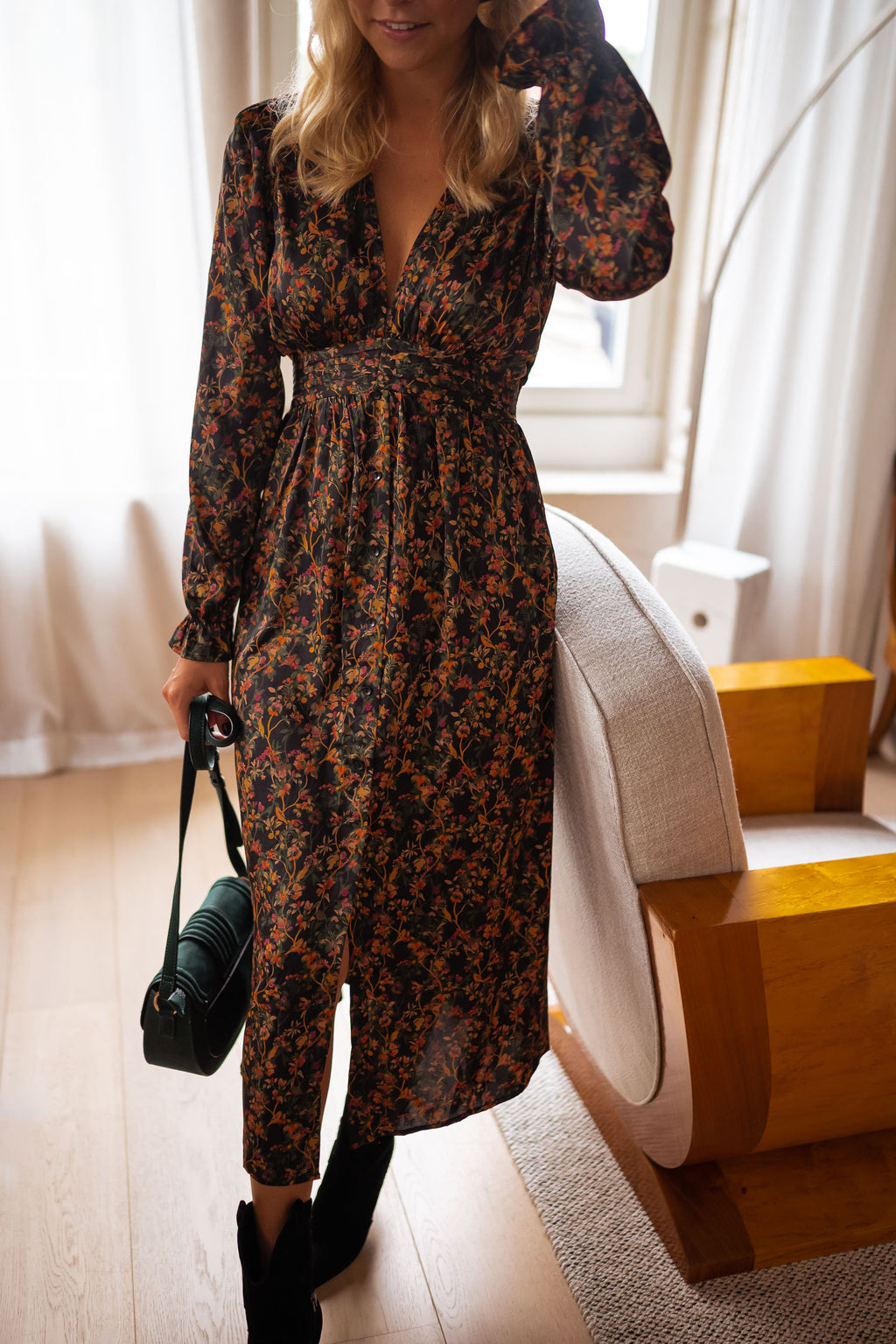Dress Norah - with flowers