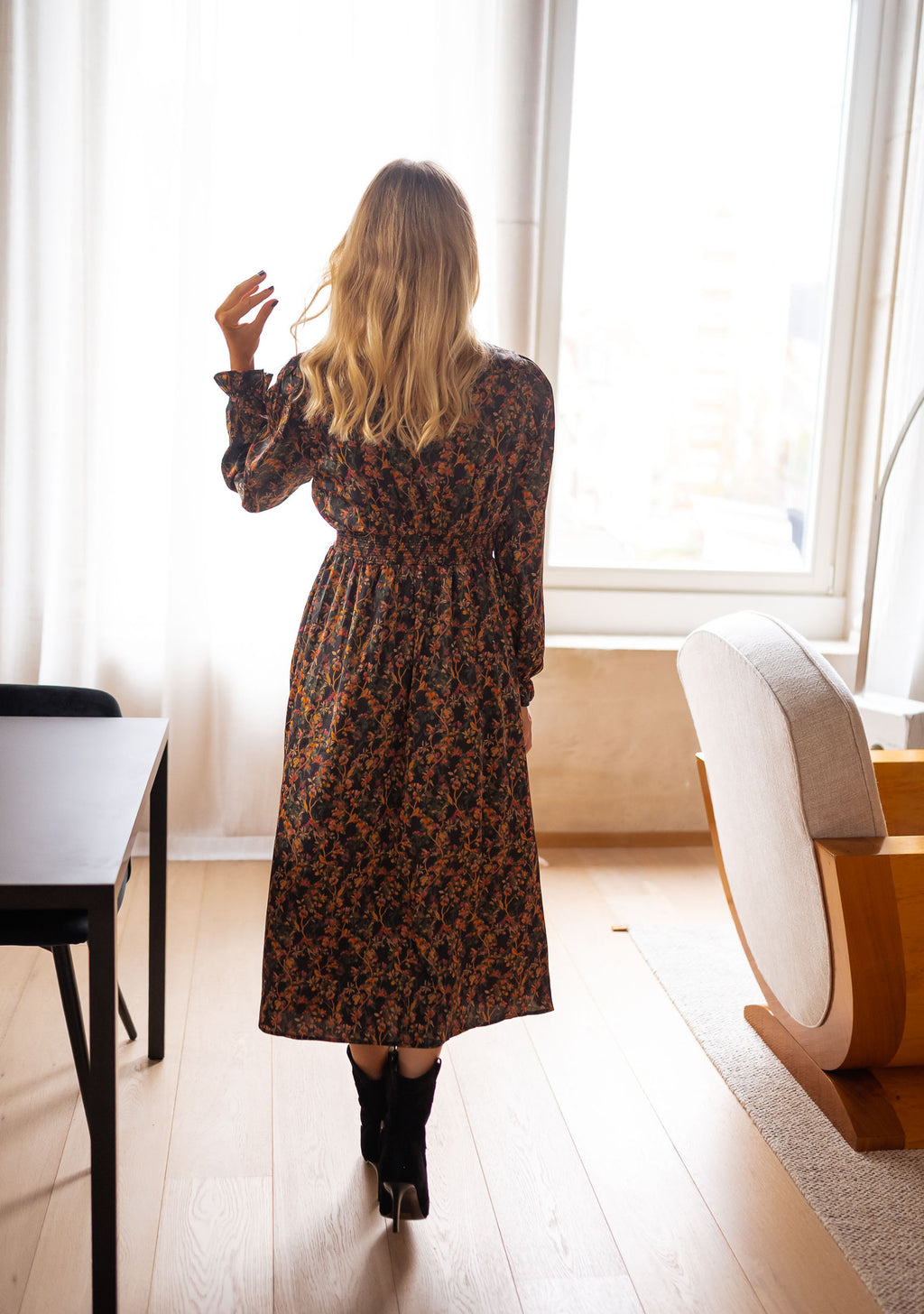 Dress Norah - with flowers