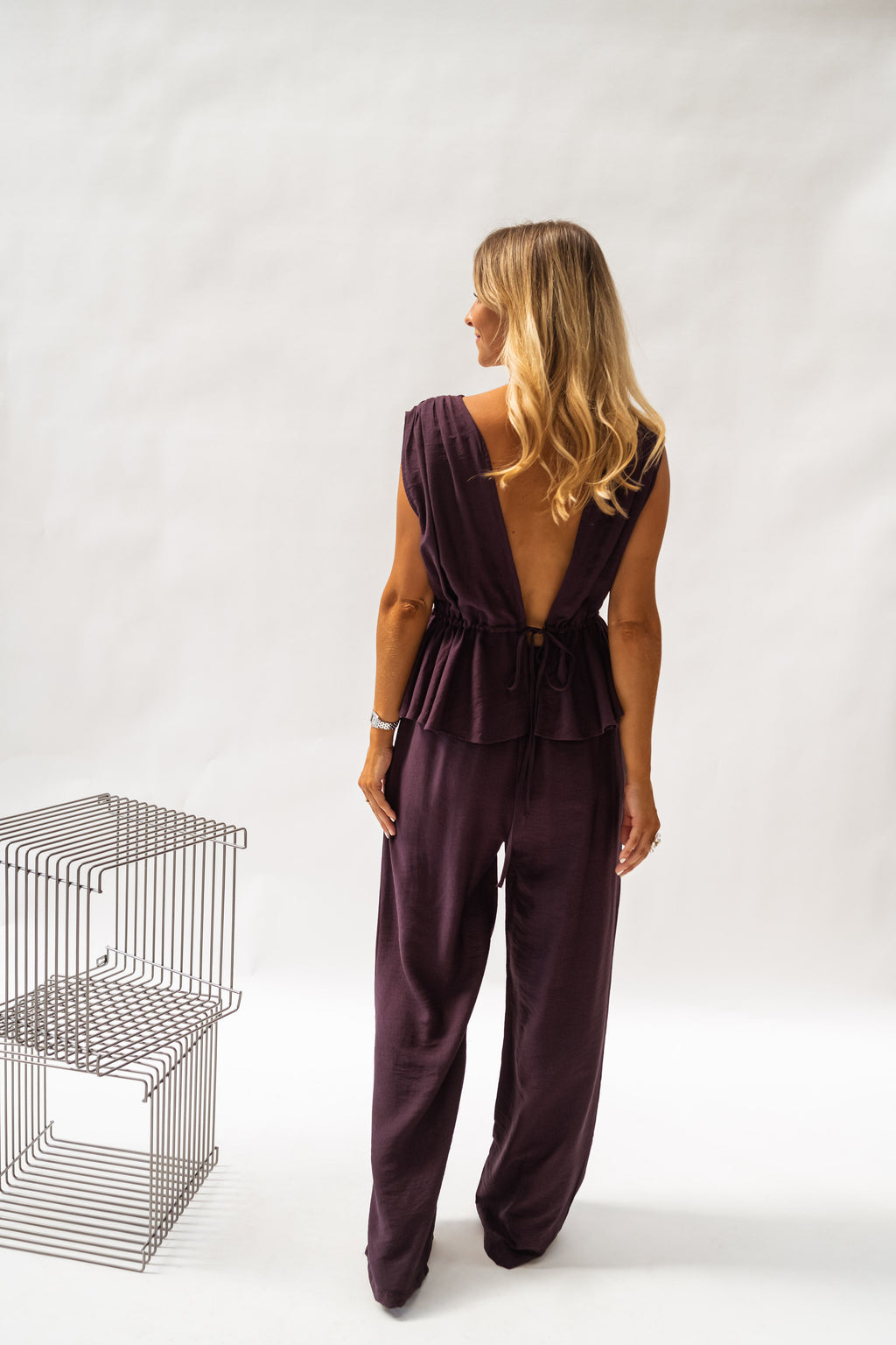 Pantalon Chase - mauve