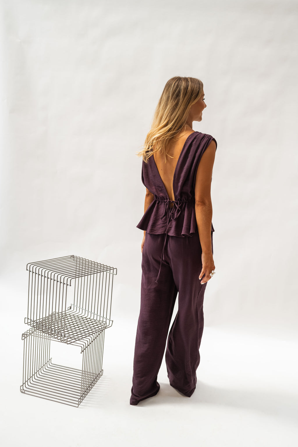 Pantalon Chase - mauve