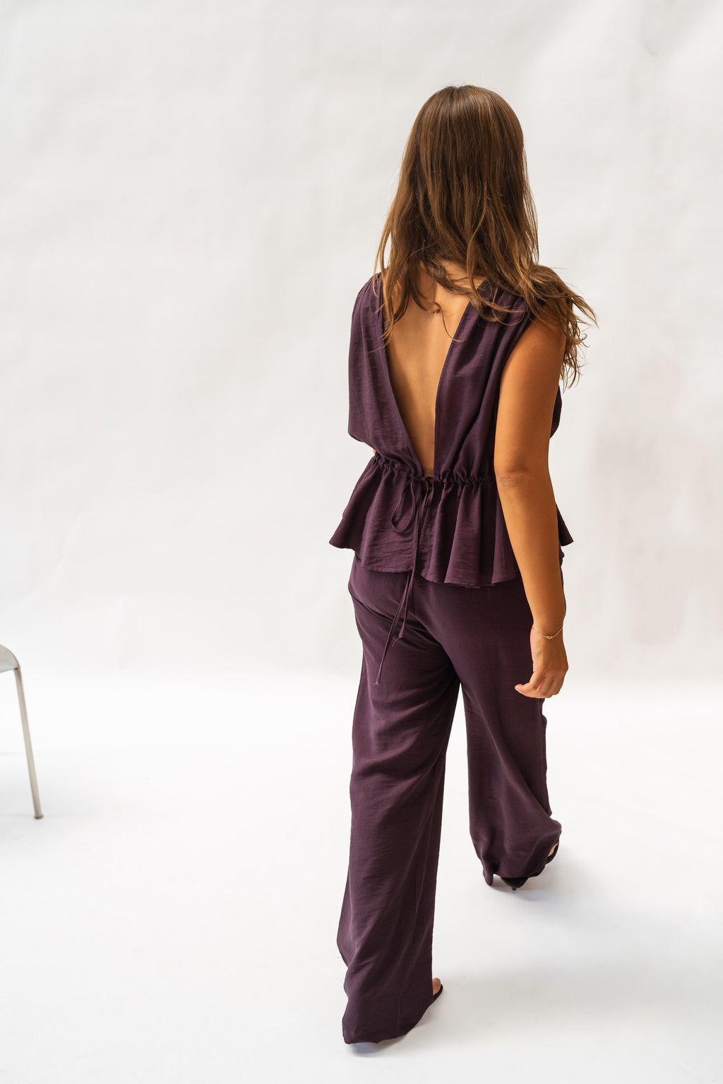 Pantalon Chase - mauve