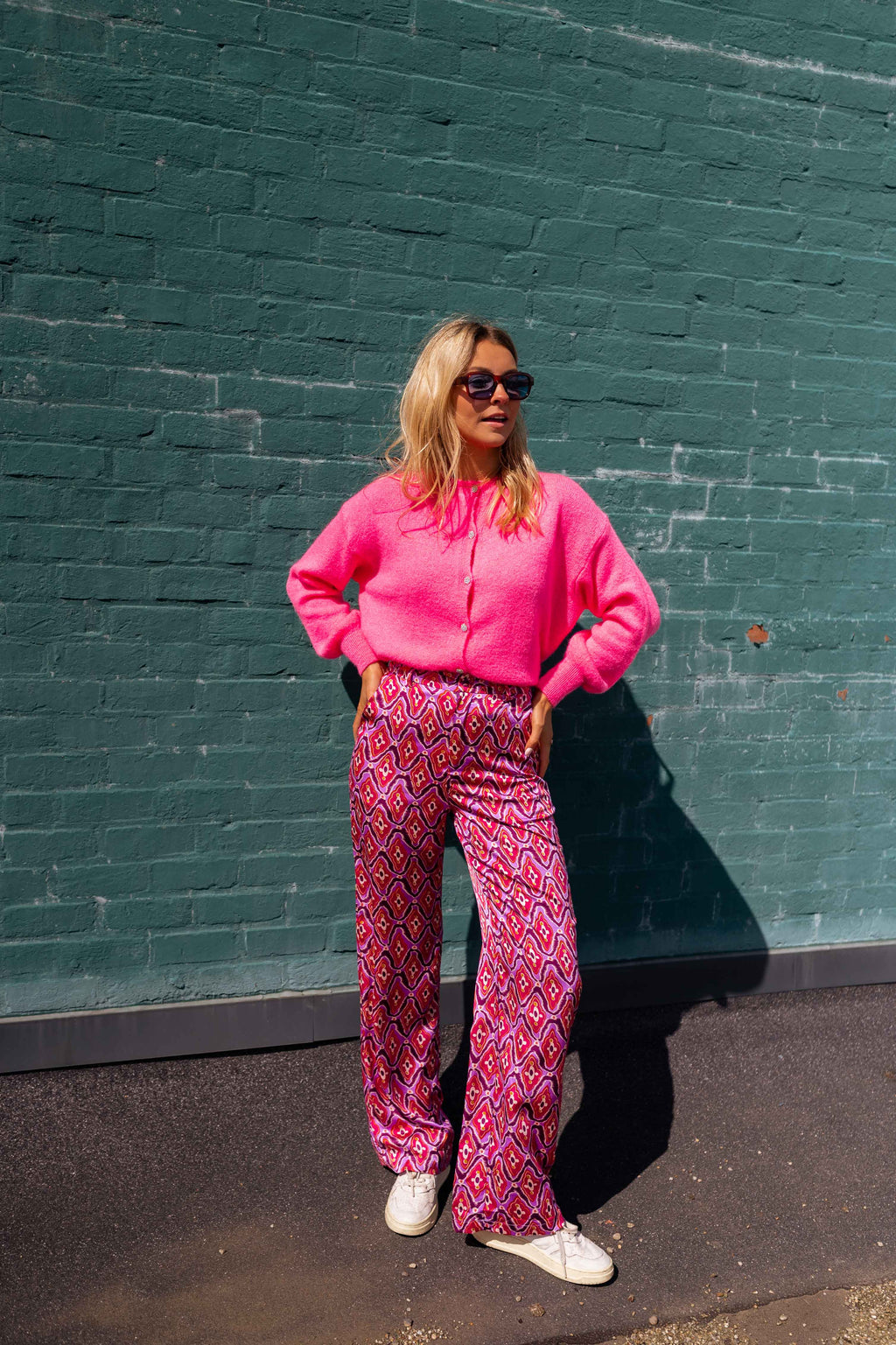 Pants Lupa - Pink patterned