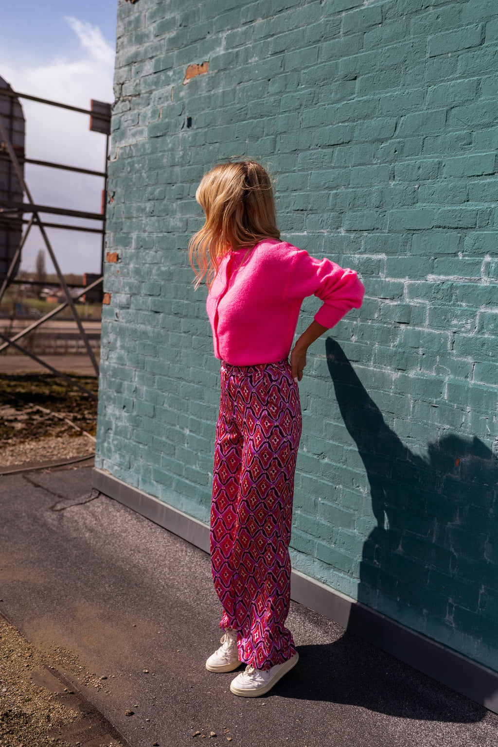 Pants Lupa - Pink patterned