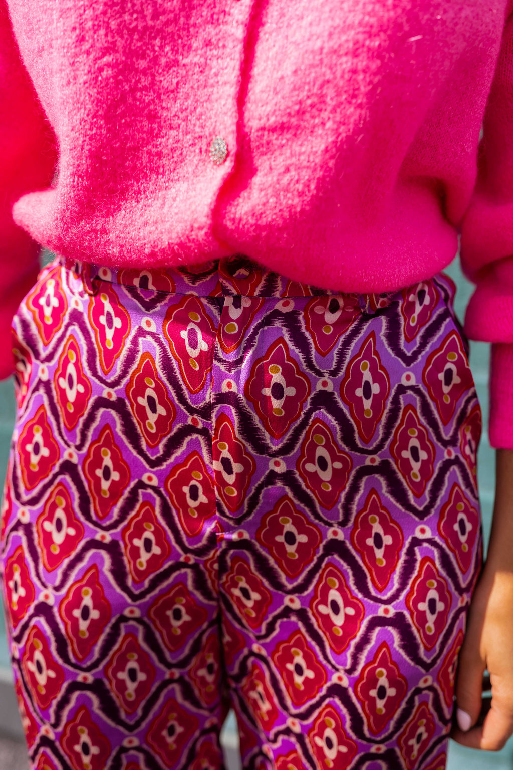 Pants Lupa - Pink patterned