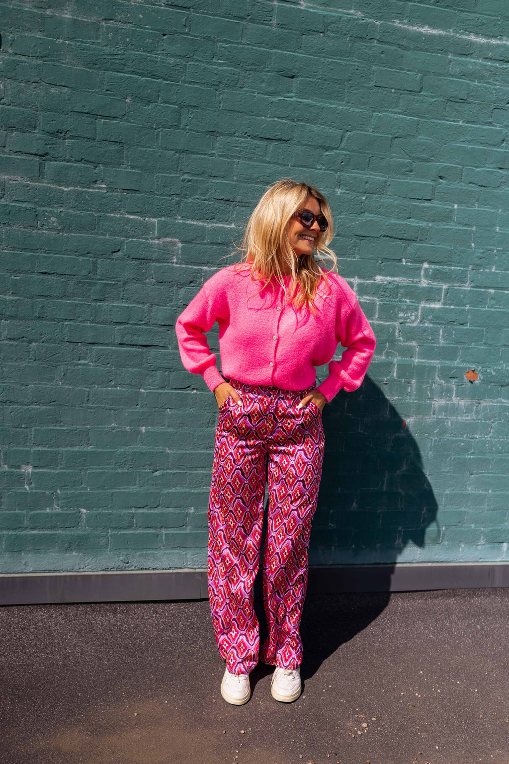 Pants Lupa - Pink patterned