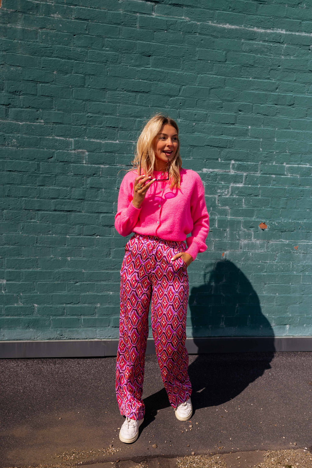 Pants Lupa - Pink patterned
