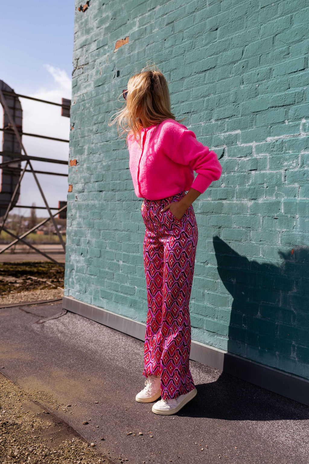Pants Lupa - Pink patterned