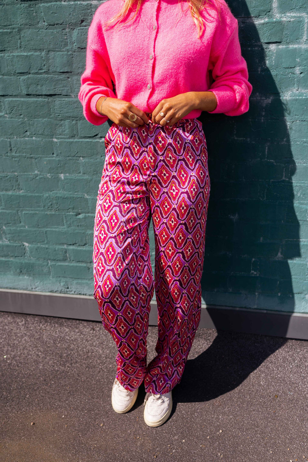 Pants Lupa - Pink patterned