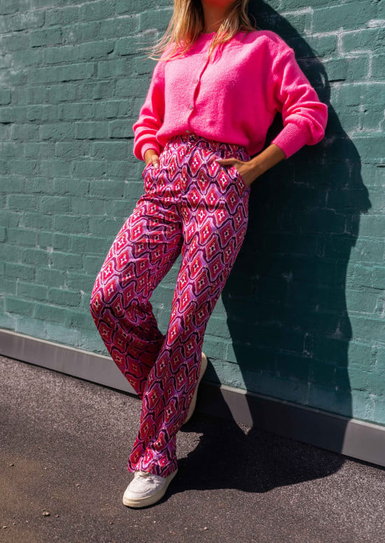 Pants Lupa - Pink patterned