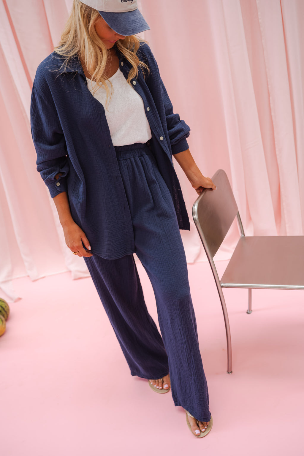 Pantalon Milly - bleu nuit